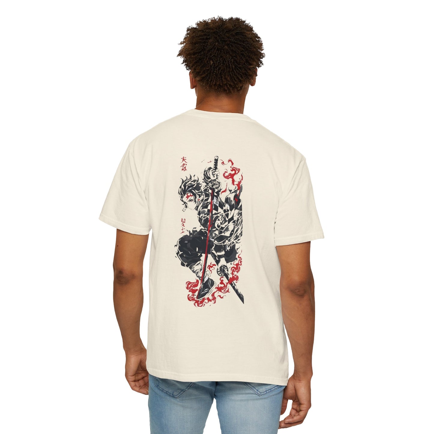 Demon Slayer Unisex Garment-Dyed T-shirt - Anime Graphic Tee