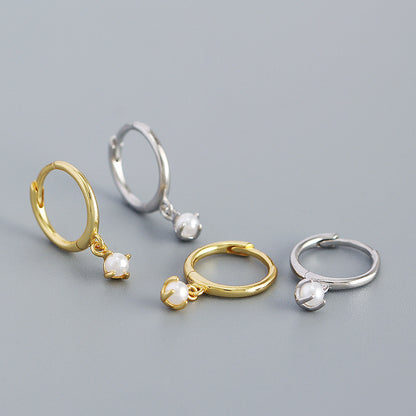 Minimalist Pearl Design Sense Earrings Women
