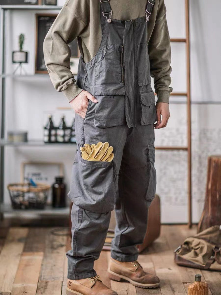 The Iron-Clad Craftsman: Heavy-Duty Reinforced Canvas Overalls