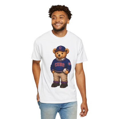 Vintage Preppy Teddy Bear Tee - Chicago Baseball Edition