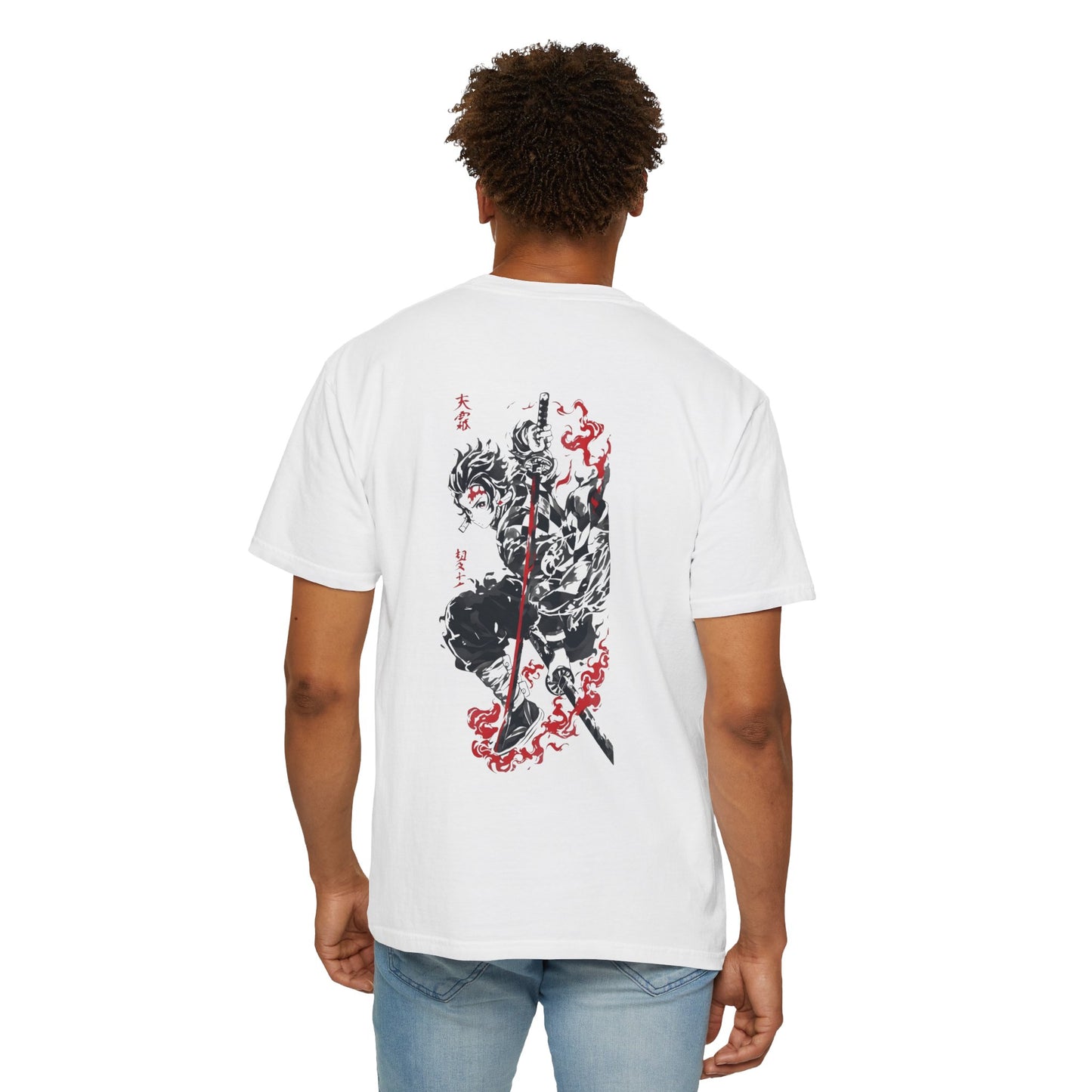 Demon Slayer Unisex Garment-Dyed T-shirt - Anime Graphic Tee