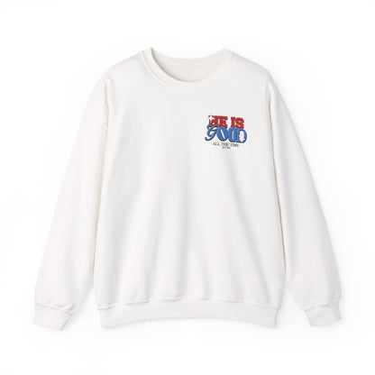 Crewneck Sweatshirt — "You Are God's Child" Graphic Christian Sweatshirt