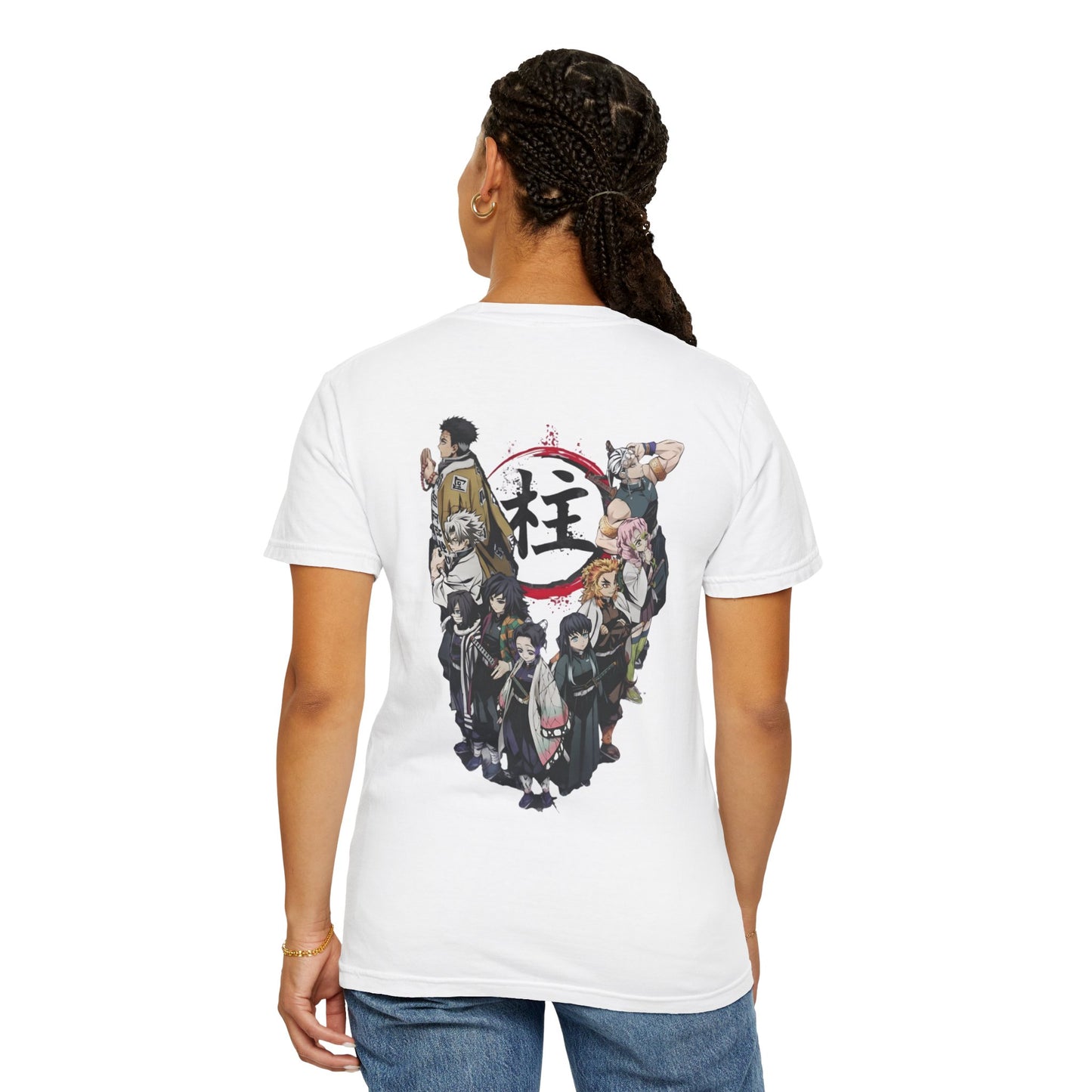 Demon Slayer Unisex Garment-Dyed T-shirt - Anime Graphic Tee