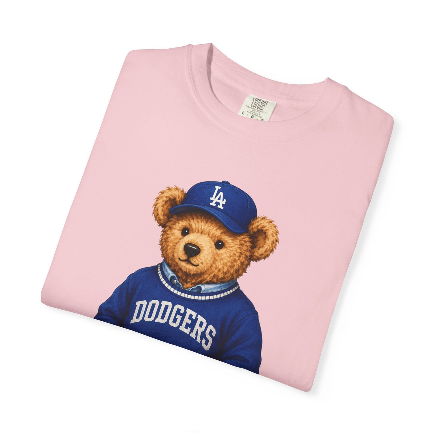 Vintage Preppy Teddy Bear Tee - Los Angeles Baseball Edition