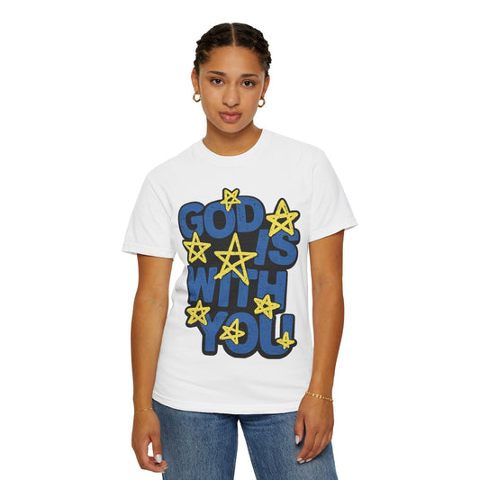 Faith-Driven Tee -With You — Inspirational Christian T-Shirt