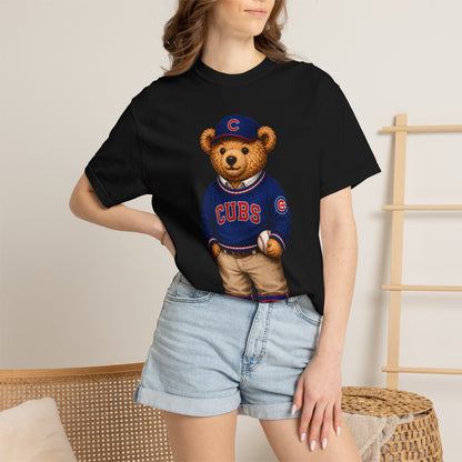 Vintage Preppy Teddy Bear Tee - Chicago Baseball Edition