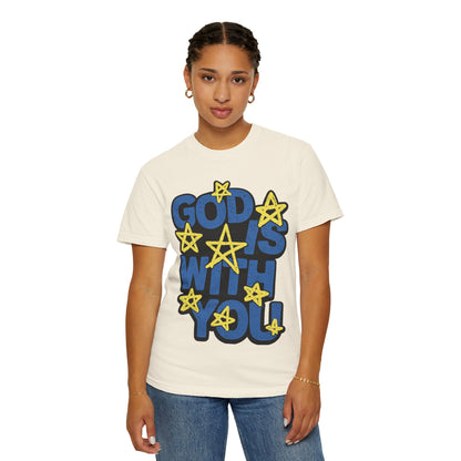 Faith-Driven Tee -With You — Inspirational Christian T-Shirt