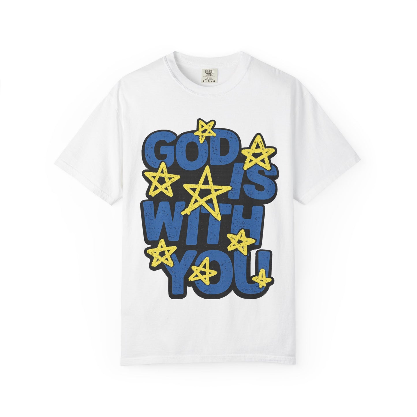 Faith-Driven Tee -With You — Inspirational Christian T-Shirt