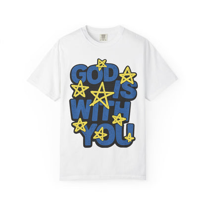 Faith-Driven Tee -With You — Inspirational Christian T-Shirt