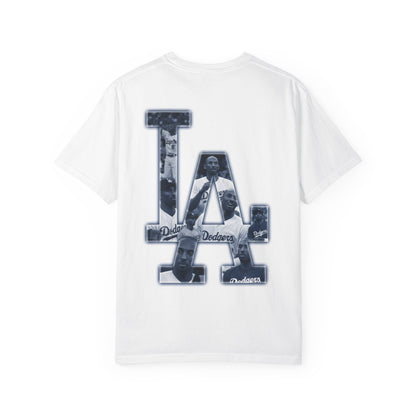 Kobe Bryant Tribute Tee - Unisex Garment-Dyed T-Shirt with Dodgers Design