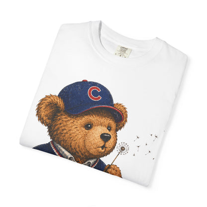Vintage Preppy Teddy Bear Tee - Chicago Baseball Edition