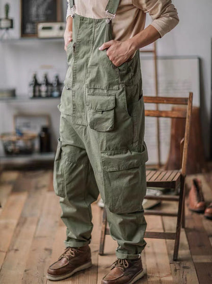 The Iron-Clad Craftsman: Heavy-Duty Reinforced Canvas Overalls