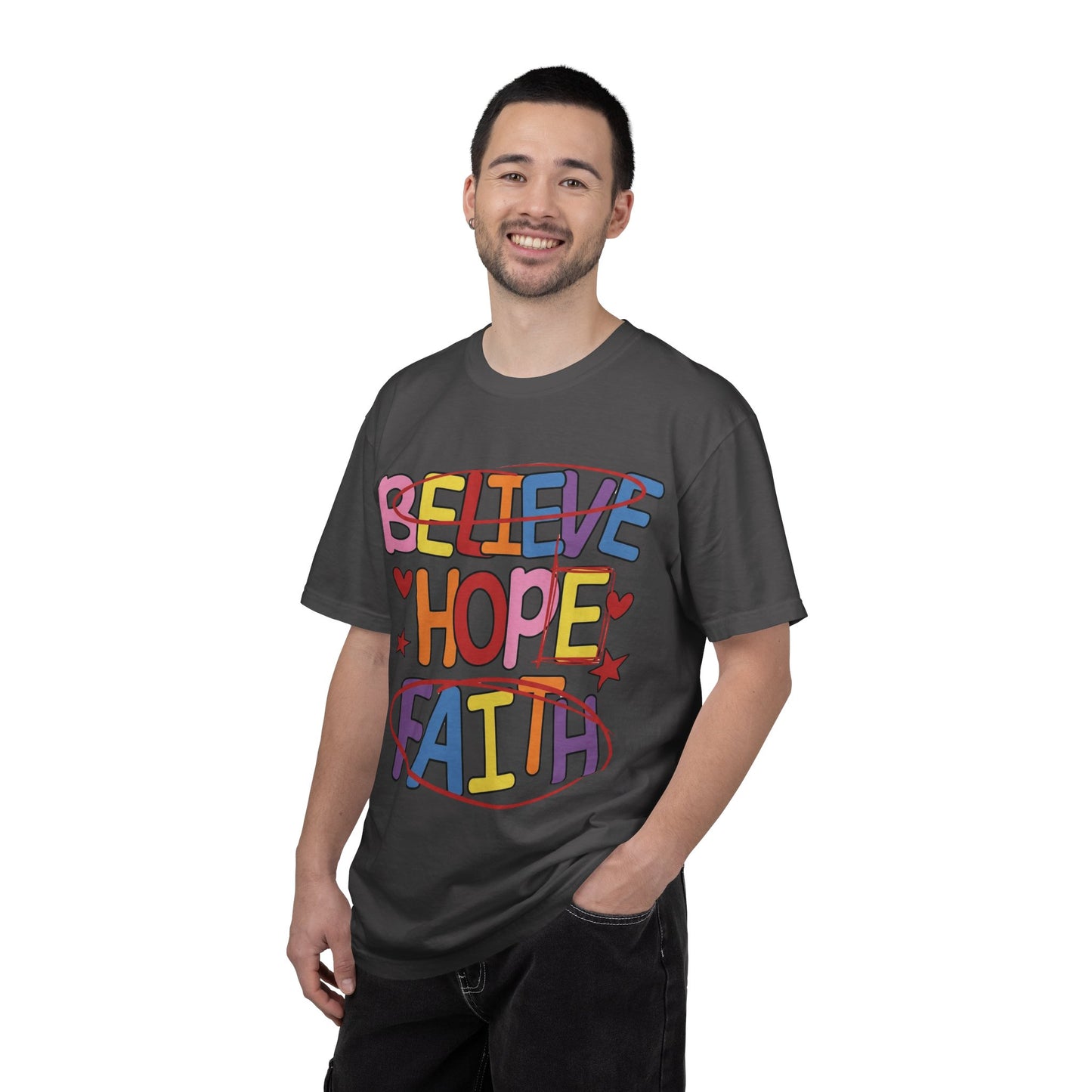 Faith Over Fear Shirt, Christian Tee, Inspirational Bible Shirt, Unisex Faith Apparel, Religious Gift for Men Women
