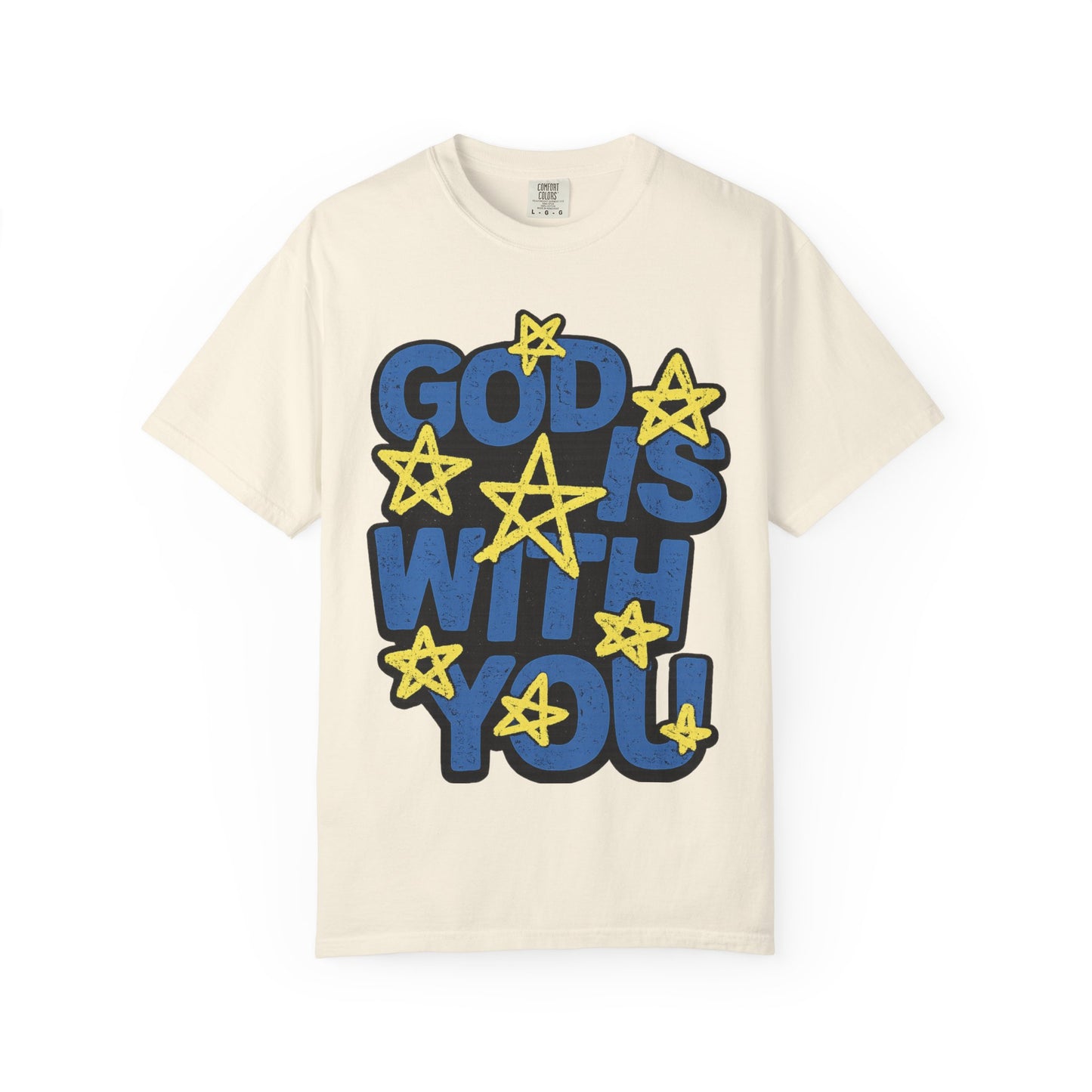 Faith-Driven Tee -With You — Inspirational Christian T-Shirt