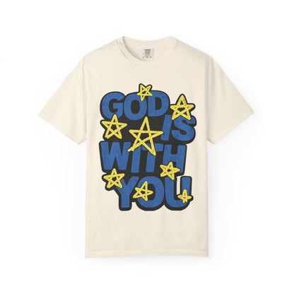 Faith-Driven Tee -With You — Inspirational Christian T-Shirt