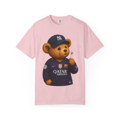 Teddy Bear x Barcelona 2015/2016 purple and pink champions league long sleeve jersey Inspired