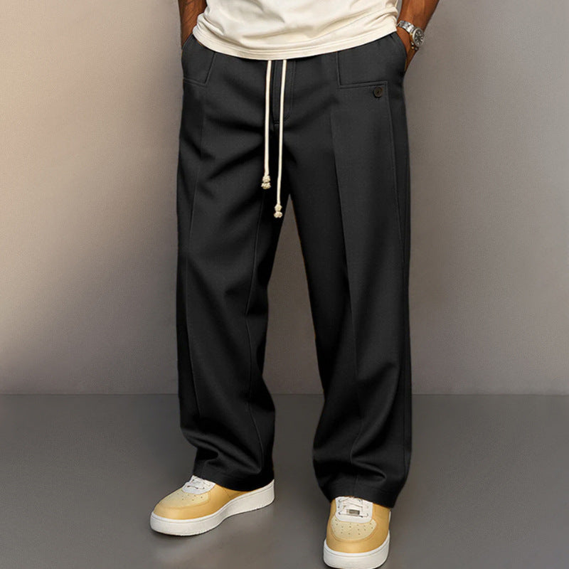 CraftedSense™ Premium Cotton Relaxed Trousers