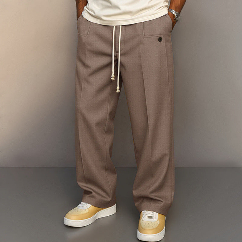 CraftedSense™ Premium Cotton Relaxed Trousers