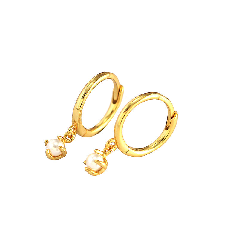 Minimalist Pearl Design Sense Earrings Women