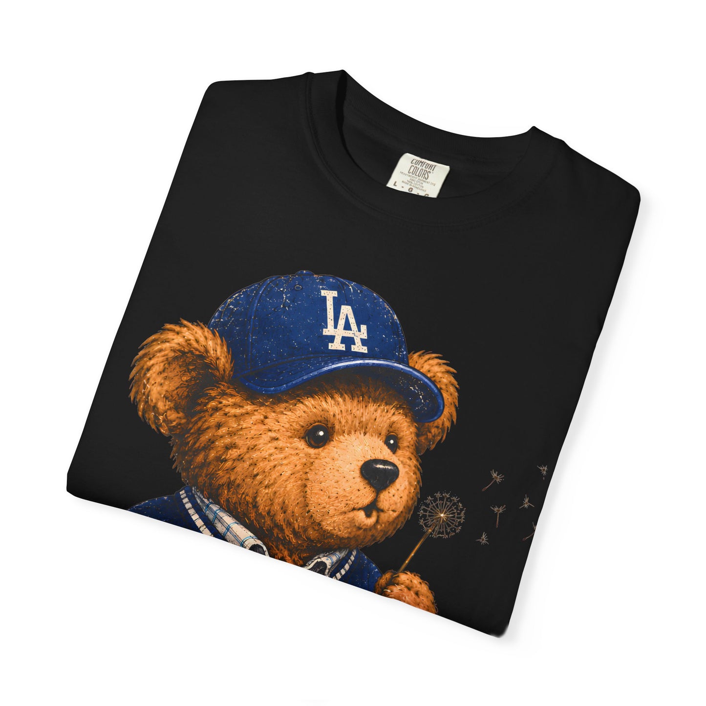 Vintage Preppy Teddy Bear Tee - Los Angeles Baseball Edition