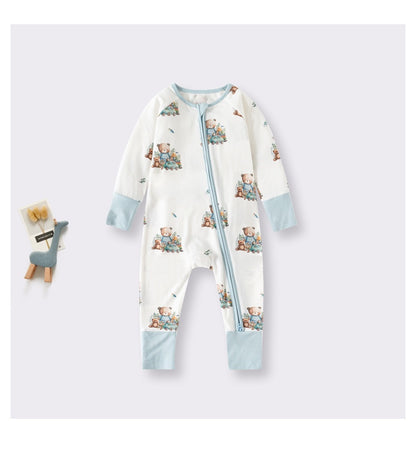 Convertible Bamboo Baby Romper | Ultra-Soft 2-Way Footie & Romper