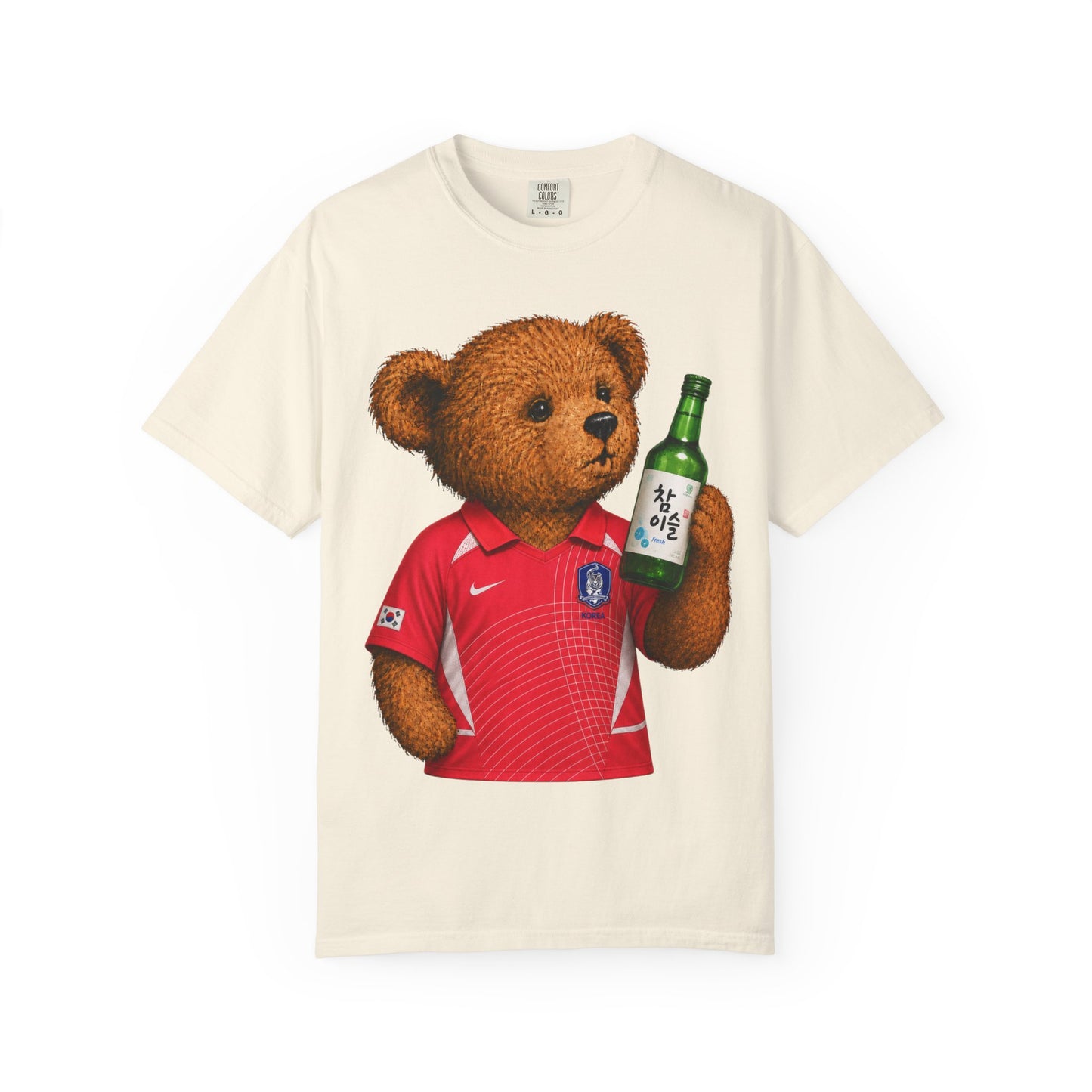 South Korea World Cup 2026 Teddy Bear x Soccer Teams Edition Tee – Limited Drop