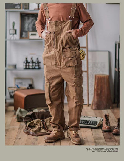The Iron-Clad Craftsman: Heavy-Duty Reinforced Canvas Overalls