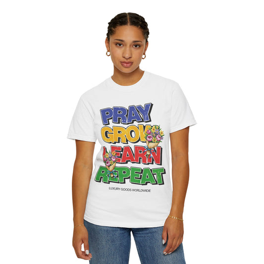 Pray Grow Learn Repeat T-Shirt