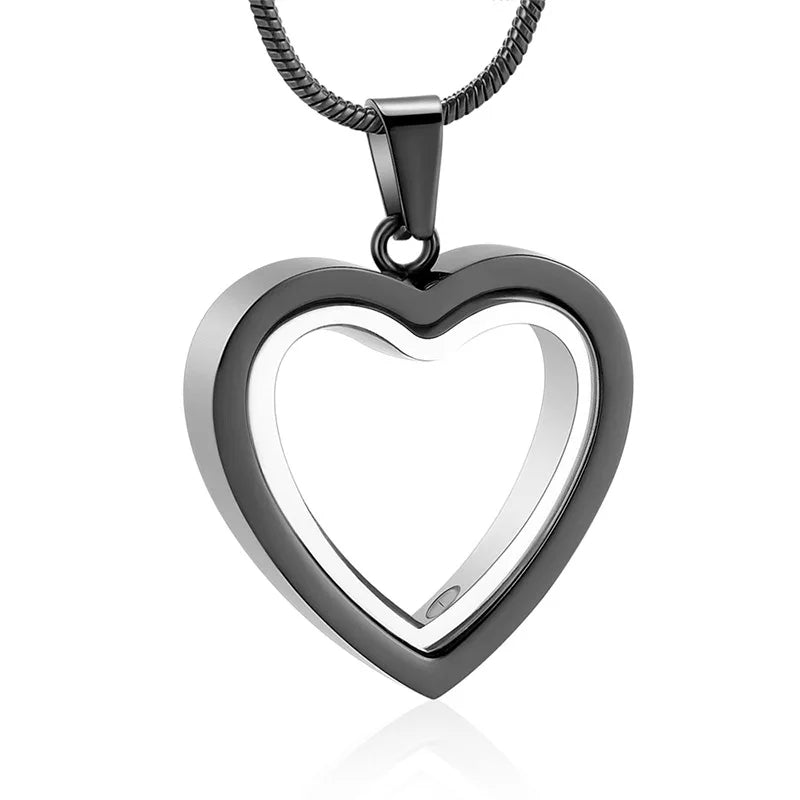 CraftedSense™ Heart Memory Necklace 💖 | Elegant Keepsake Pendant