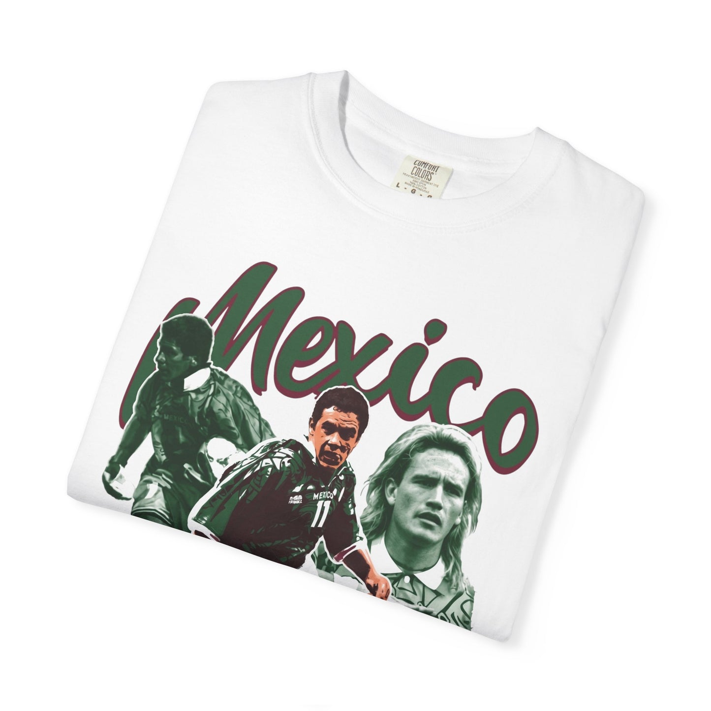 Mexico Inspired '98 World Cup Soccer T-Shirt — El Tri Vintage Team Tee