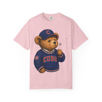 Vintage Preppy Teddy Bear Tee - Chicago Baseball Edition