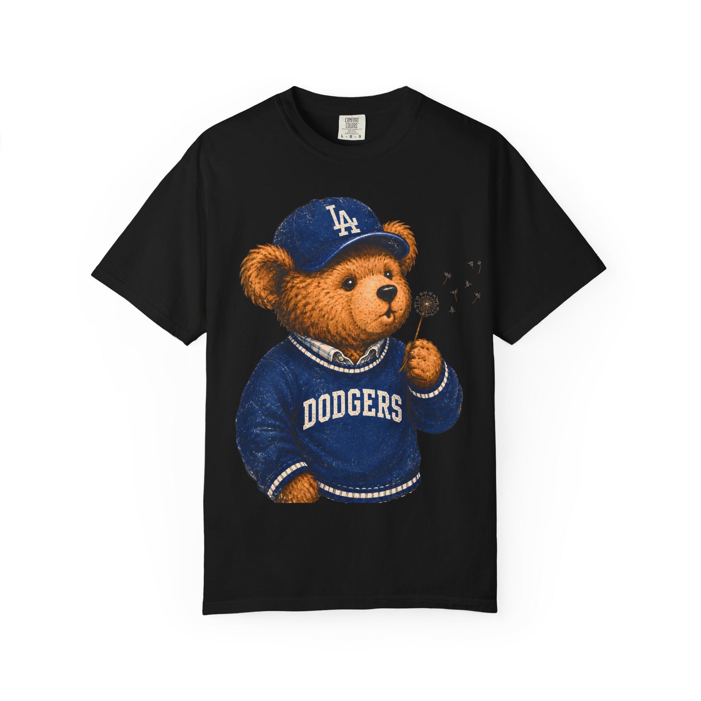 Vintage Preppy Teddy Bear Tee - Los Angeles Baseball Edition