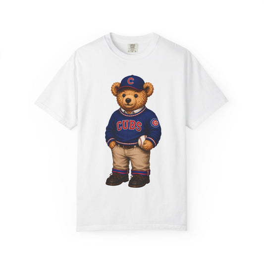 Vintage Preppy Teddy Bear Tee - Chicago Baseball Edition