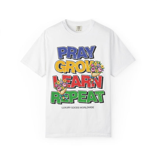 Pray Grow Learn Repeat T-Shirt