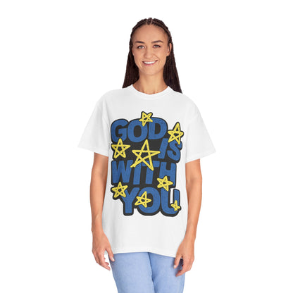 Faith-Driven Tee -With You — Inspirational Christian T-Shirt