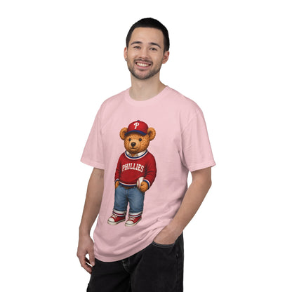 Vintage Preppy Teddy Bear Tee - Phillies Baseball Edition