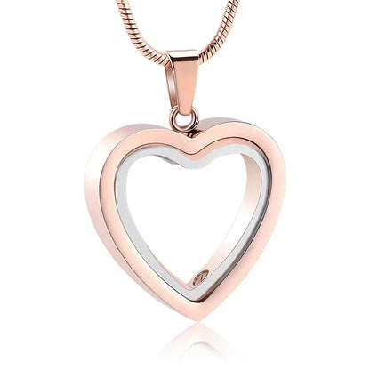 CraftedSense™ Heart Memory Necklace 💖 | Elegant Keepsake Pendant