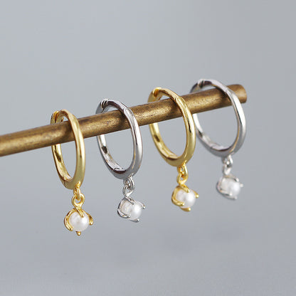 Minimalist Pearl Design Sense Earrings Women