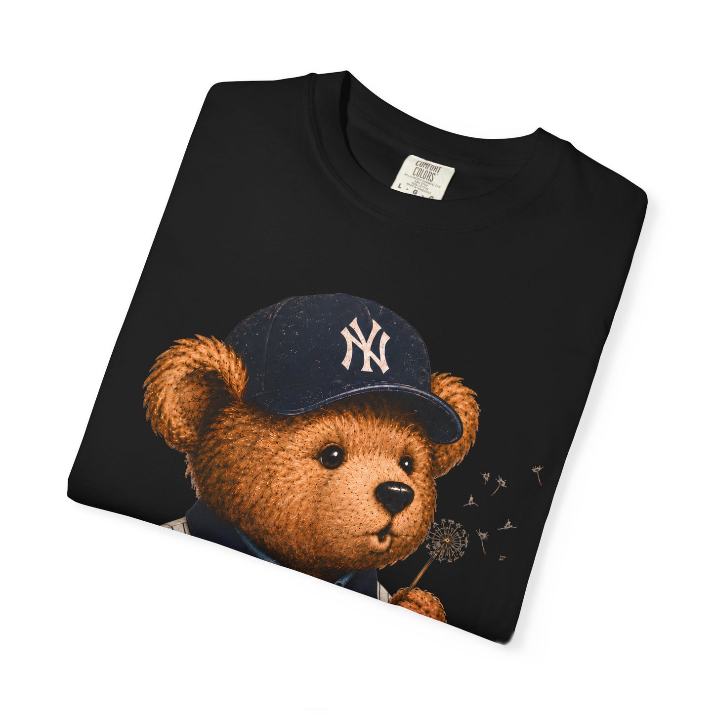 Vintage Preppy Teddy Bear Tee - New York Baseball Edition
