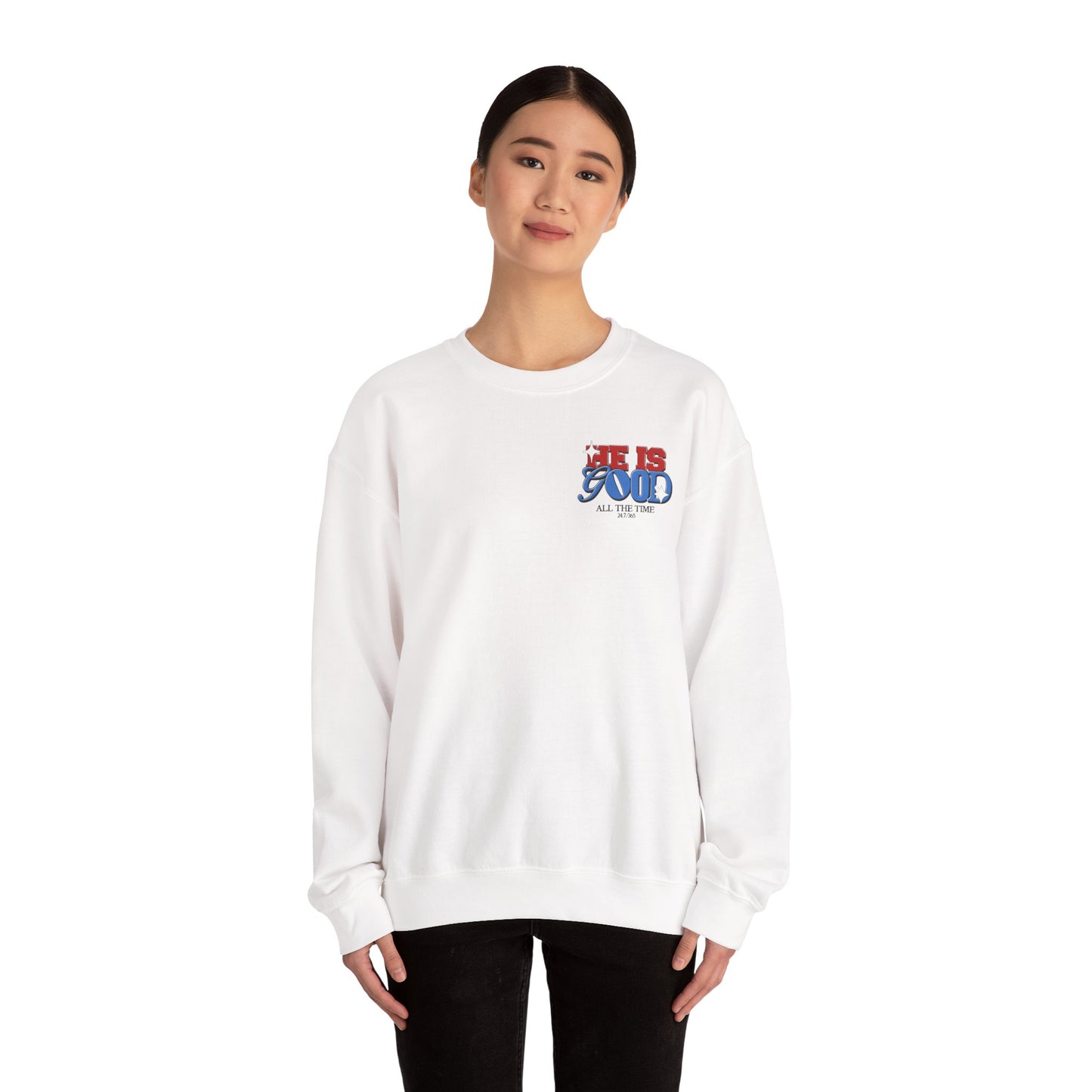 Crewneck Sweatshirt — "You Are God's Child" Graphic Christian Sweatshirt