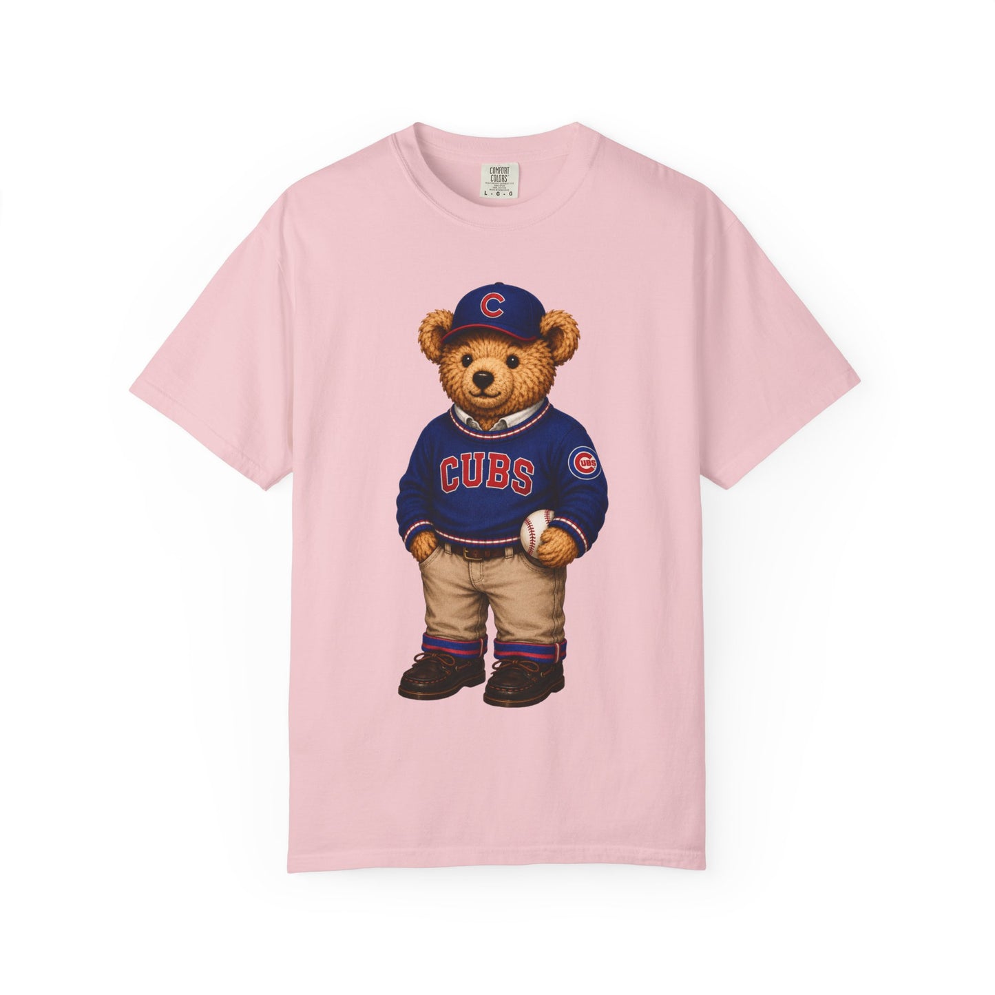 Vintage Preppy Teddy Bear Tee - Chicago Baseball Edition