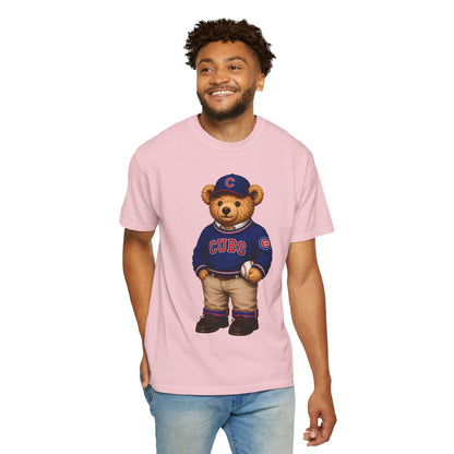 Vintage Preppy Teddy Bear Tee - Chicago Baseball Edition