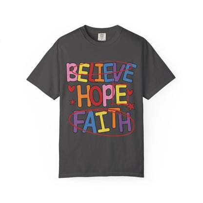 Faith Over Fear Shirt, Christian Tee, Inspirational Bible Shirt, Unisex Faith Apparel, Religious Gift for Men Women