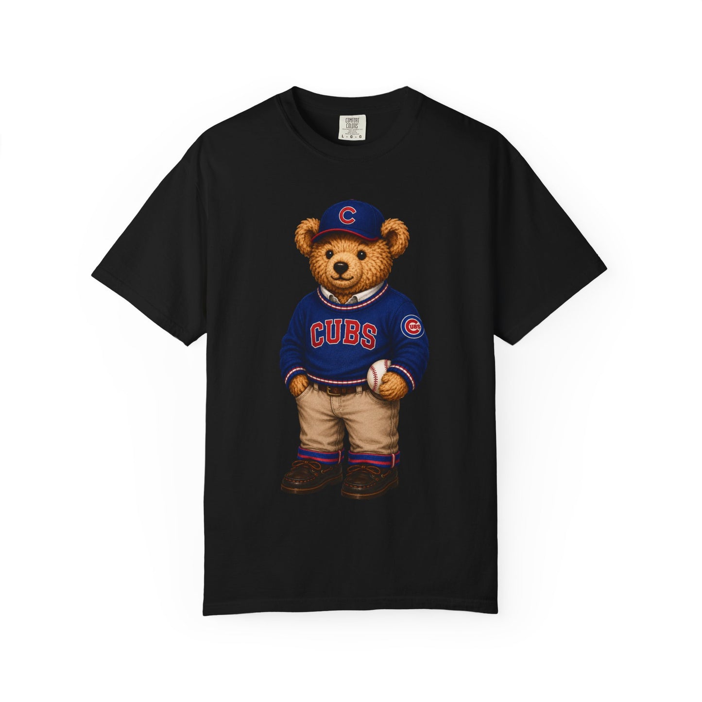 Vintage Preppy Teddy Bear Tee - Chicago Baseball Edition