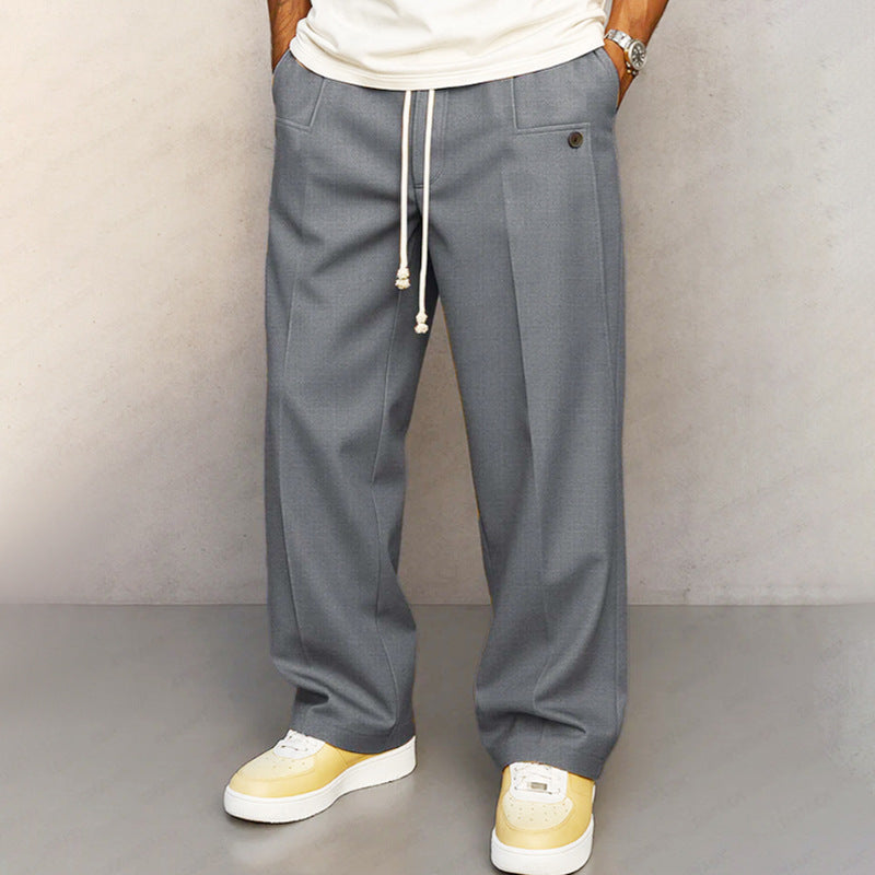 CraftedSense™ Premium Cotton Relaxed Trousers