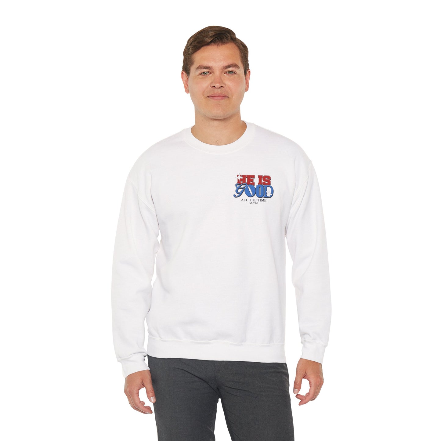 Crewneck Sweatshirt — "You Are God's Child" Graphic Christian Sweatshirt