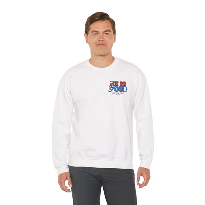 Crewneck Sweatshirt — "You Are God's Child" Graphic Christian Sweatshirt