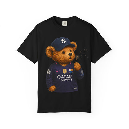 Teddy Bear x Barcelona 2015/2016 purple and pink champions league long sleeve jersey Inspired