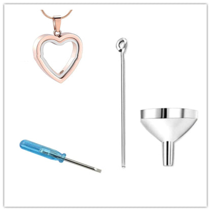 CraftedSense™ Heart Memory Necklace 💖 | Elegant Keepsake Pendant