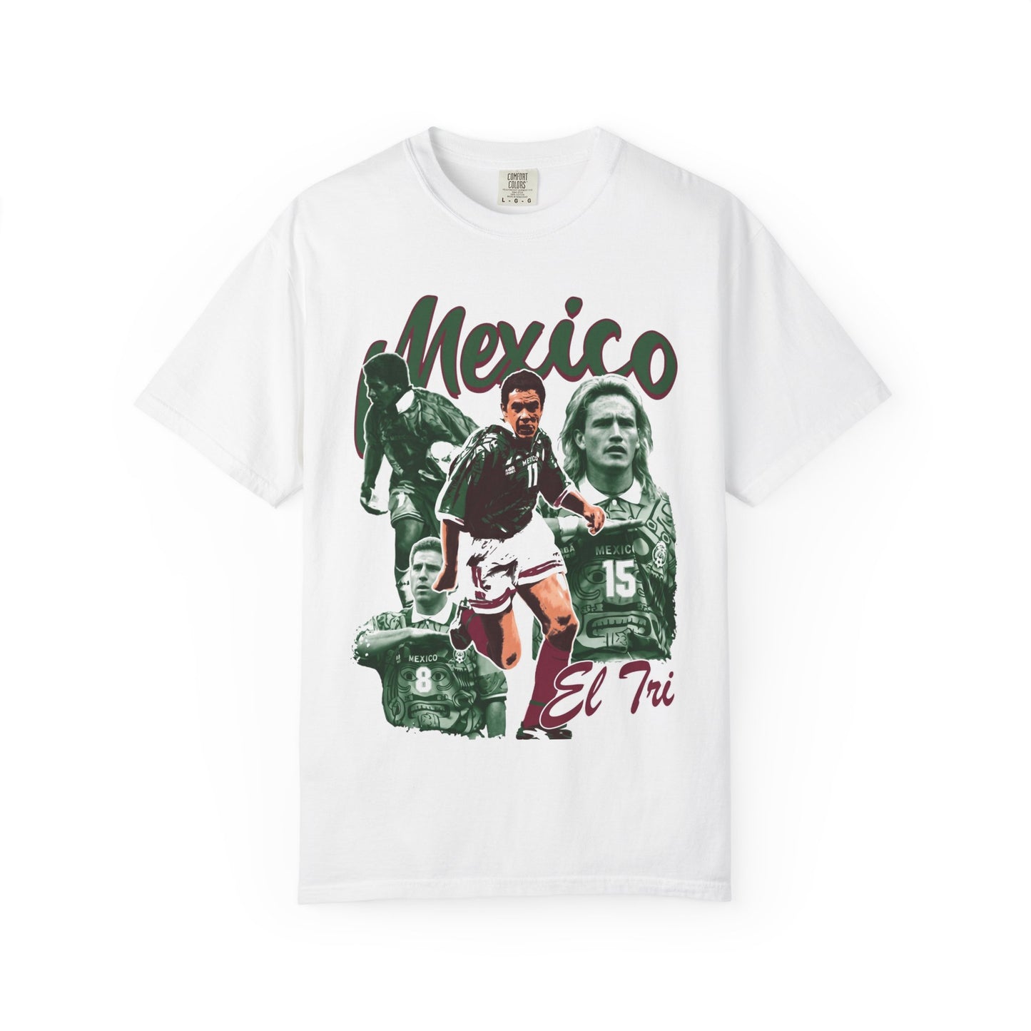 Mexico Inspired '98 World Cup Soccer T-Shirt — El Tri Vintage Team Tee